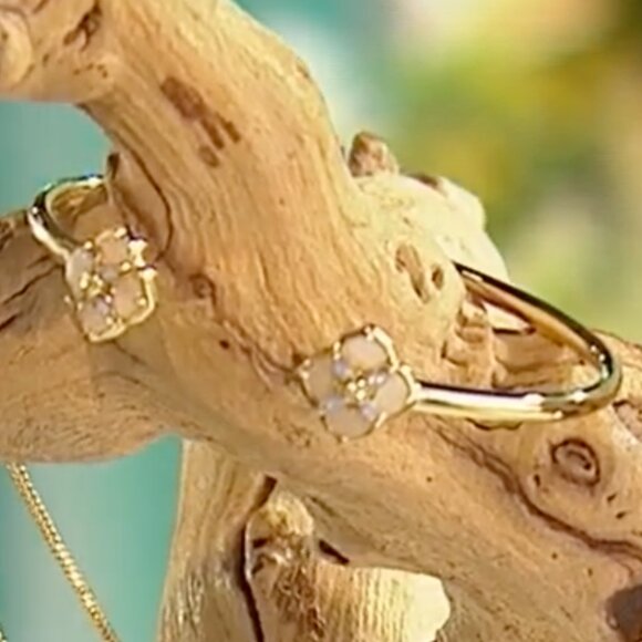 Kendra Scott DIRA Stone cuff bracelet PINK nwt - Picture 1 of 10